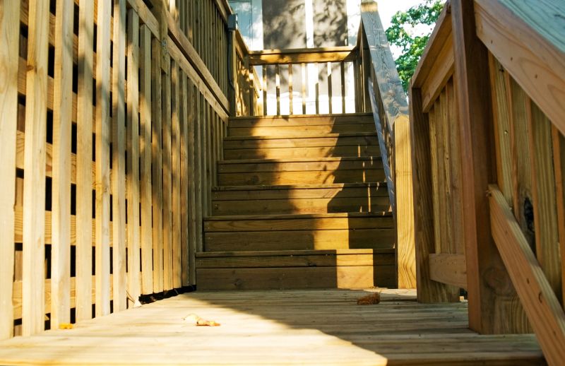 Wooden Steps Installation