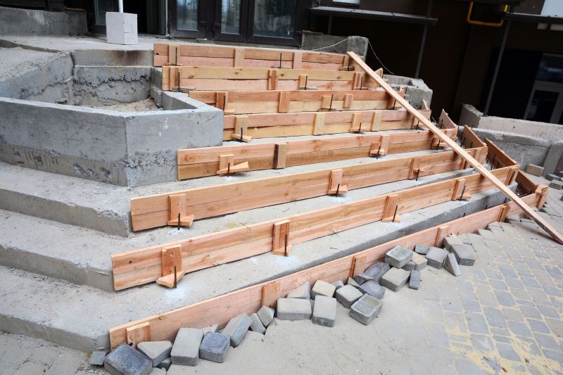 Wooden Steps Installation