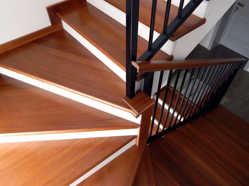 Wood Stair Railing Repair in Olathe, KS