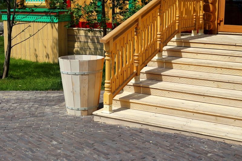 Wooden Steps Installation